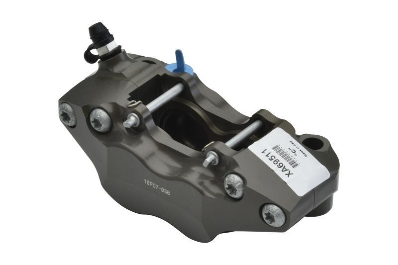 ! brembo ブレンボ レーシング ラジアル CNC 4P キャリパー ハードアルマイト レッドロゴ 右 φ30 40 取付ピッチ108mm