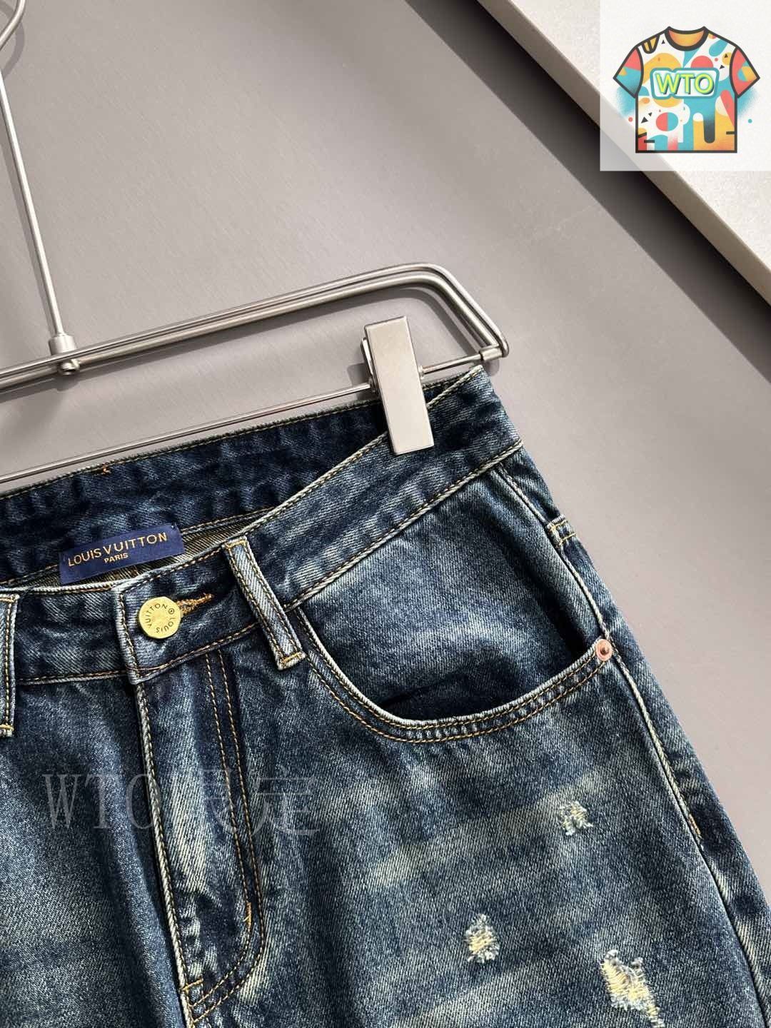 今日特価】LV 2025 Straight Jeans ルイヴィトン 2025