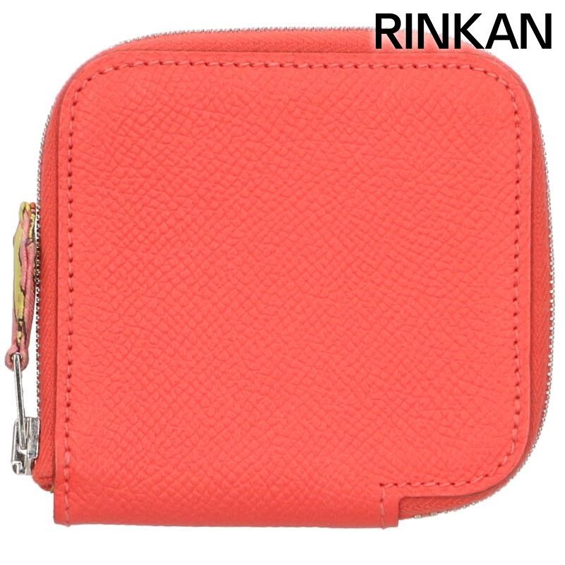 エルメス アザップコンパクト シルクイン 赤ピンク エプソン A刻印