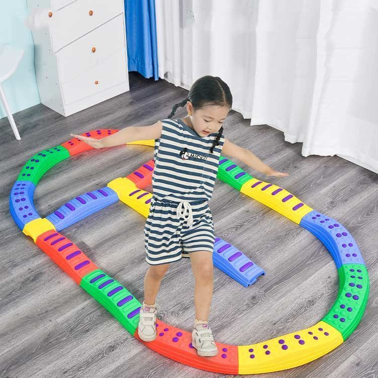 バランスブロック 20ピース 子供 平均台 でこぼこ バランスストーン バランスボード 飛び石 キッズ 子ども 3歳 室内遊具 筋力 体幹 運動トレーニング バランス感覚アップ 安全 知育玩具 スポ lella1353