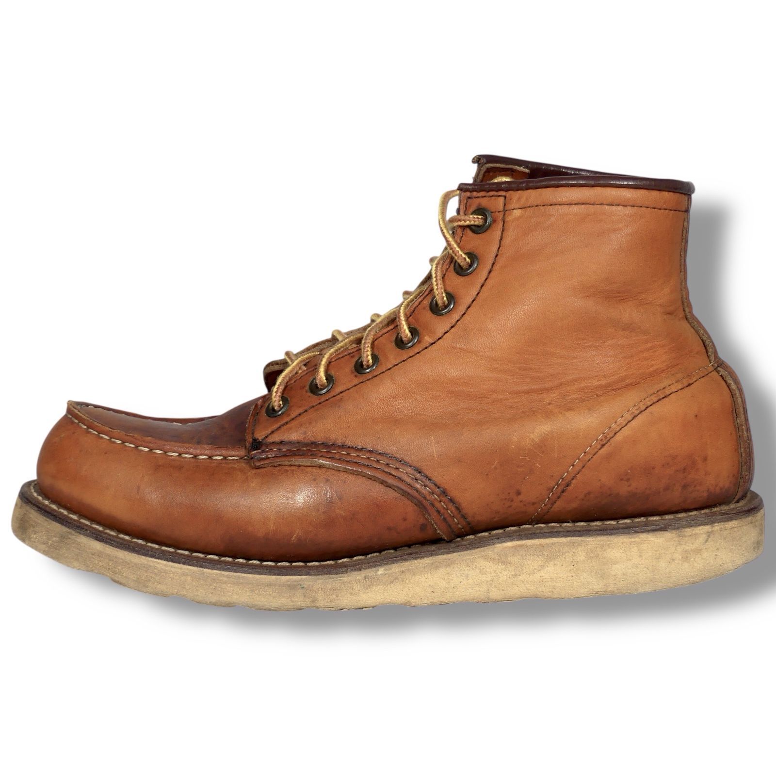 RED WING レッドウィング モックトゥブーツ 26.5茶 8.5E USA製 アイ 