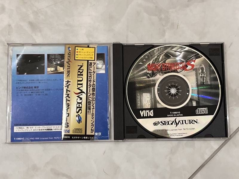 セガサターン ナイトストライカーS ソフト T-19901G ゲームソフト 読み込み 済み UP786_INFO
