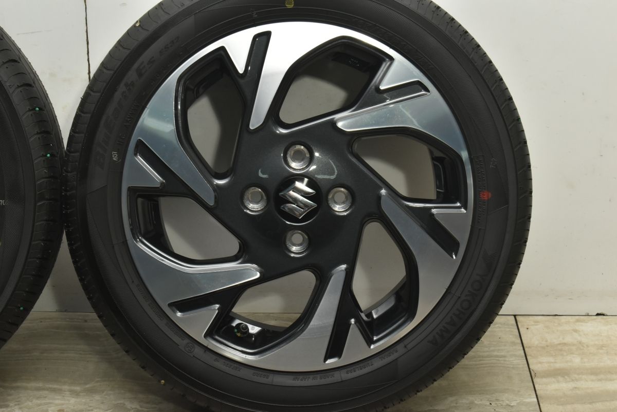 新車外し スペーシアカスタム 純正 アルミホイール 4本 スペーシア