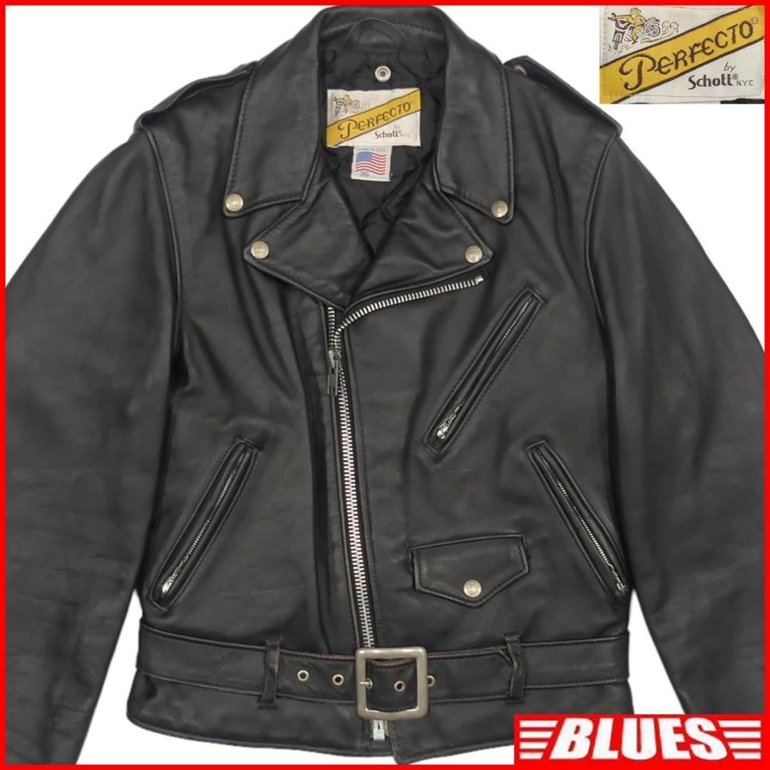Schott ショット ライダースジャケット ダブル 36 USA製HH9496 - メルカリ