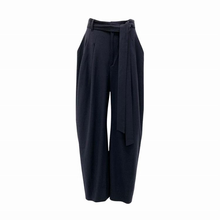 新品✨deres ドレープパンツdrape pants Sophia ネイビー 新品✨deres ドレープパンツdrape pants Sophia ネイビー