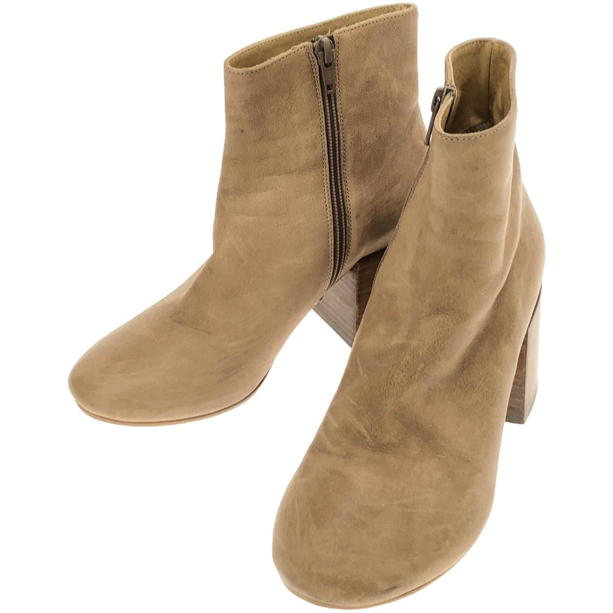 MM6 MAISONMARGIELA ブーツ 38 エムエムシックス ベージュ MM6 MAISONMARGIELA ブーツ 38 エムエムシックス ベージュ