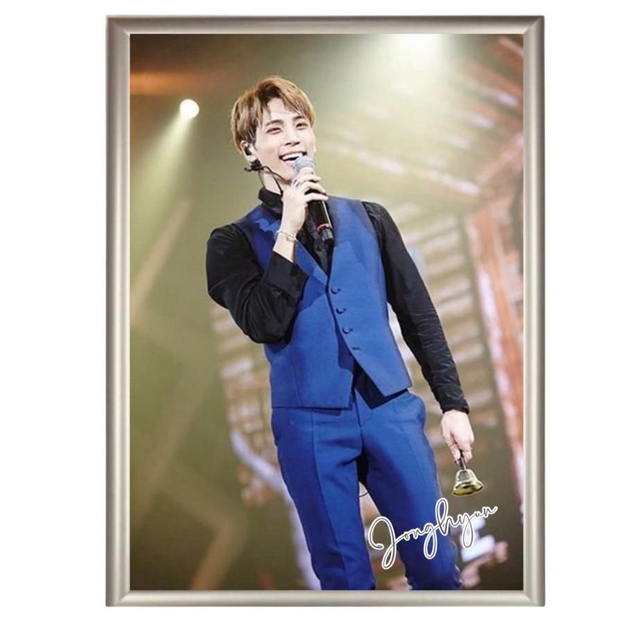 ジョンヒョン SHINee シャイニー フォトプレート 額入り 写真 A4