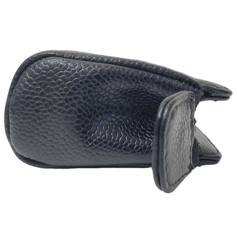 CHANEL シャネル キャビアスキン ポーチ A13500 ブラック レザー  