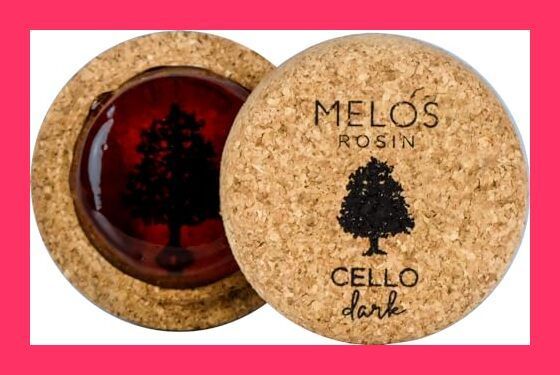 【スタッフおすすめ！】MELOS(メロス) チェロ用松脂 ダーク ミニサイズ(20g)