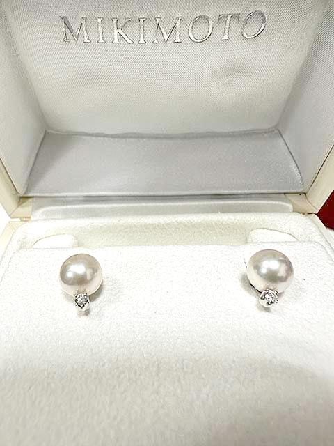 極美品✨MIKIMOTO ミキモト アコヤ真珠 ピアス K18 7.6㎜ 箱付き 極美品✨MIKIMOTO ミキモト アコヤ真珠 ピアス K18 7.6㎜ 箱付き