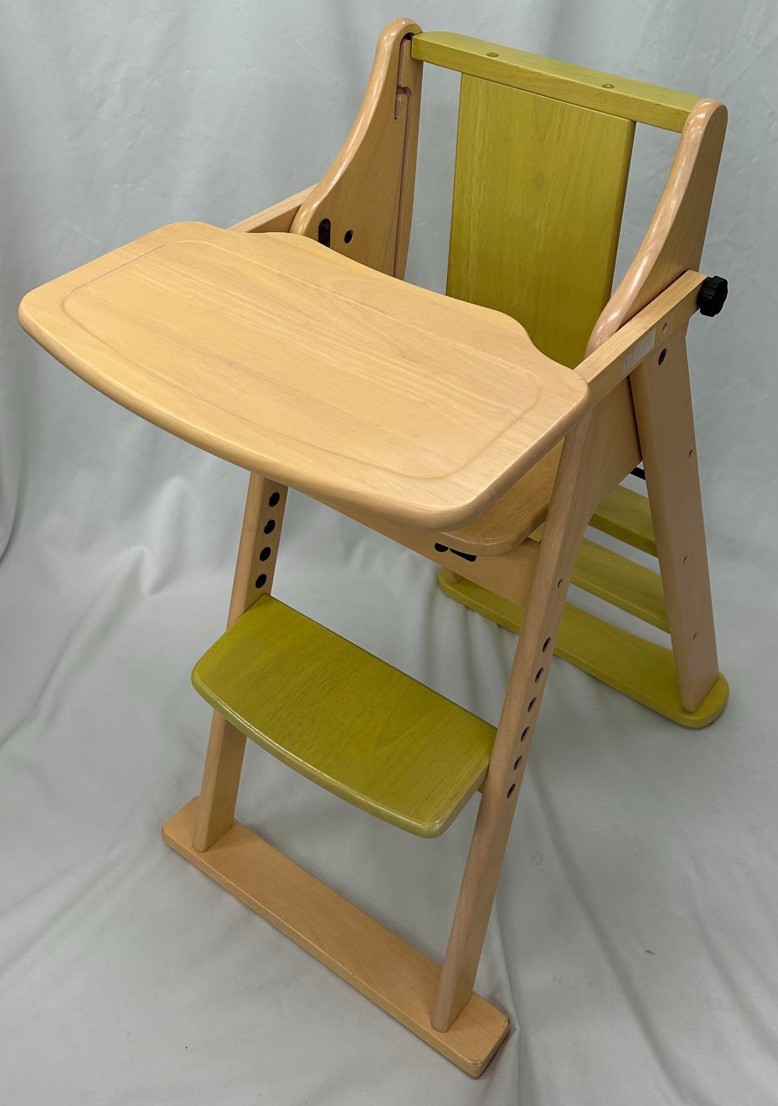 じぶんで!登れる! ハイチェア グリーン Jibunde! Chair - ハイチェア