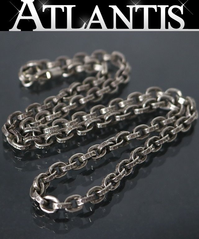 CHROME HEARTS 銀座店 クロムハーツ ペーパーチェーン ネックレス メンズ シルバー SV925 18インチ 99265