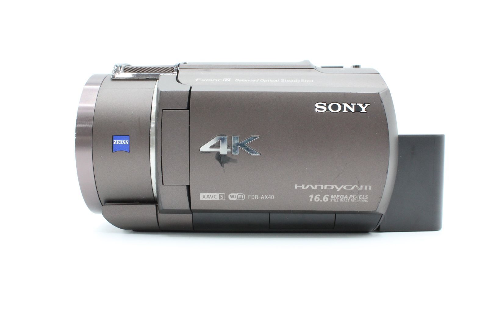 ＜＜新品充電器（社外品）＆新品バッテリー付き！！＞＞【良品】SONY ソニー FDR-AX40 4K 64GB 光学20倍 ブロンズブラウン #LE2025172