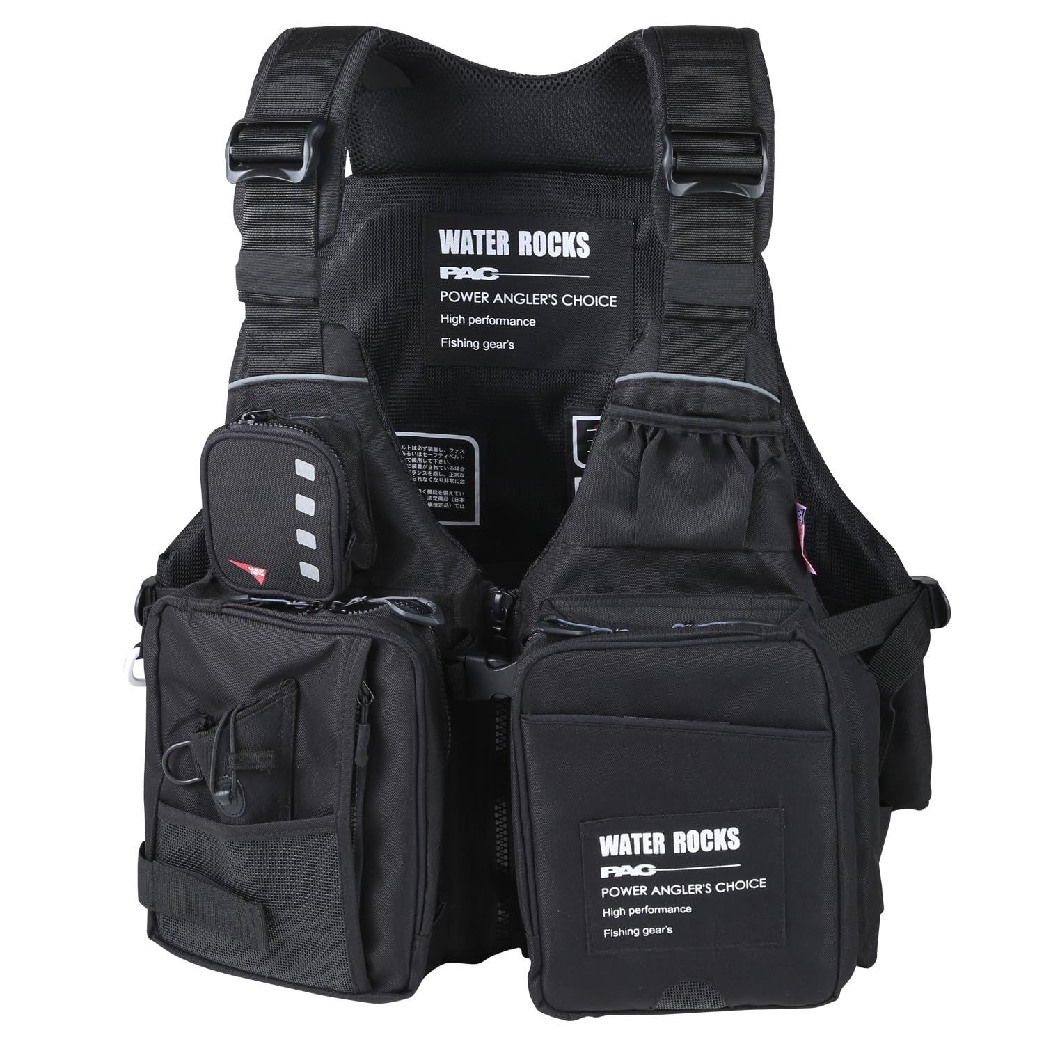 Color ブラック ウォーターロックス Water Rocks ショートライフベスト WRLV-3137-01 ブラック F