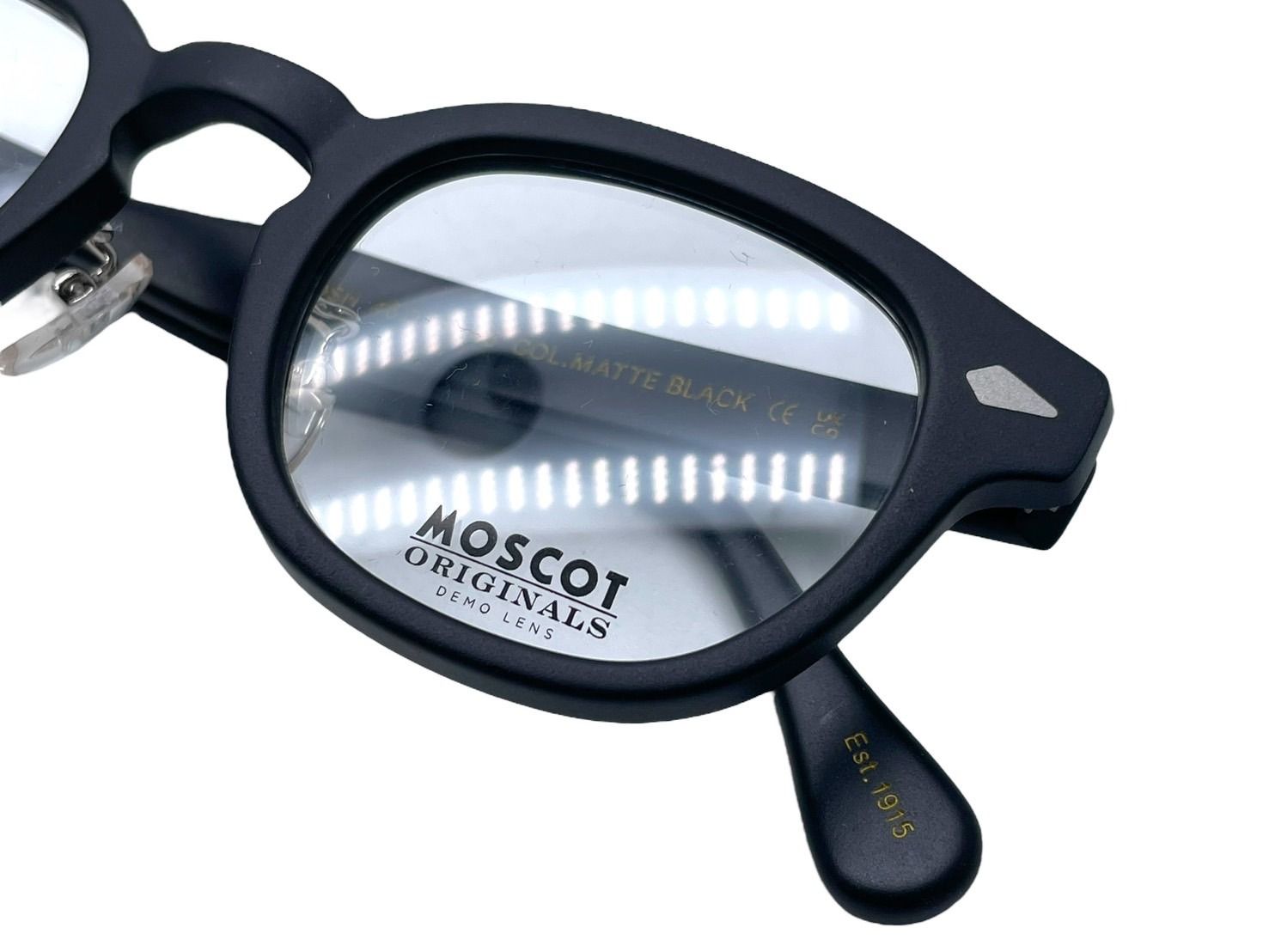 新品同様 MOSCOT モスコット LEMTOSH レムトッシュ メガネ 伊達眼鏡