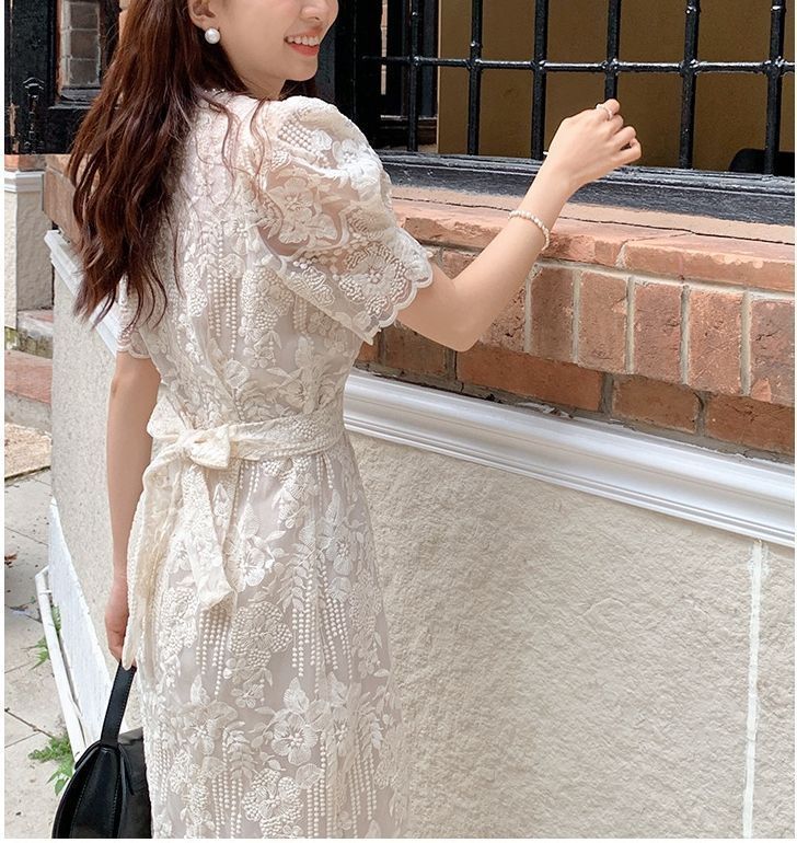 夏 マキシワンピース