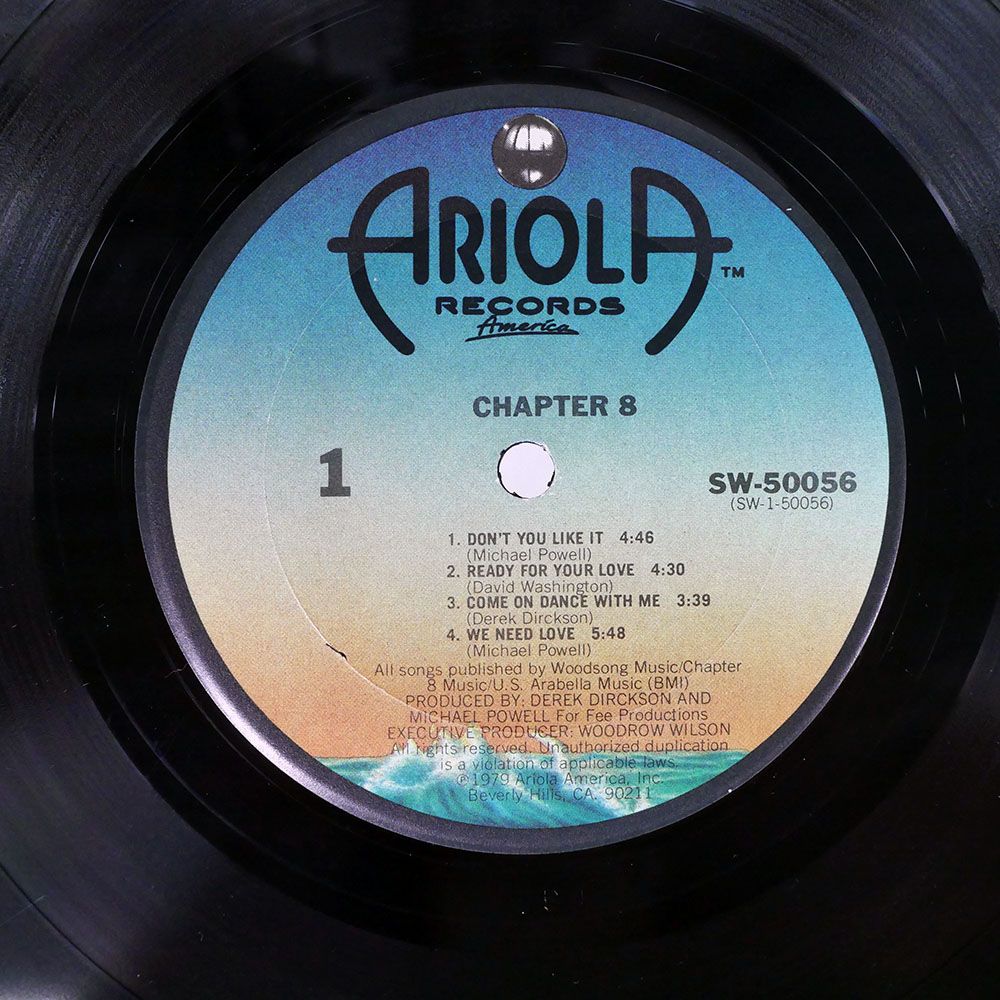 US盤 CHAPTER 8/CHAPTER 8/ARIOLA RECORDS AMERICA SW50056 LP