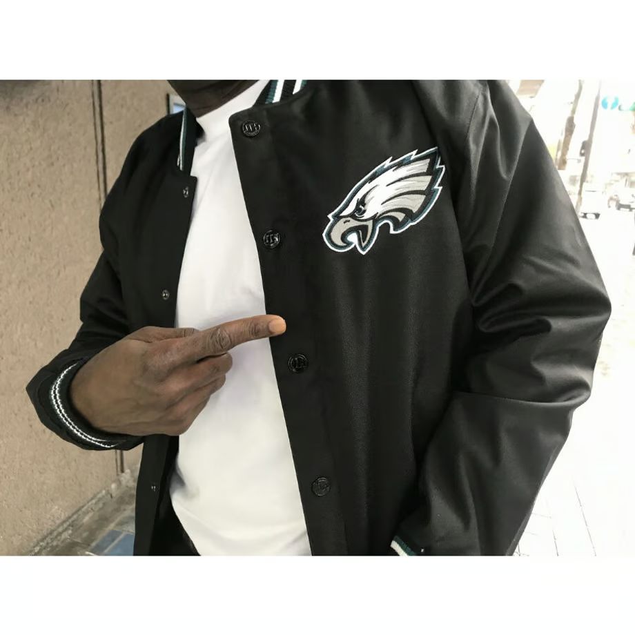本場USAモデル JHデザイン NFL フィラデルフィア イーグルス スタジアムジャンパー