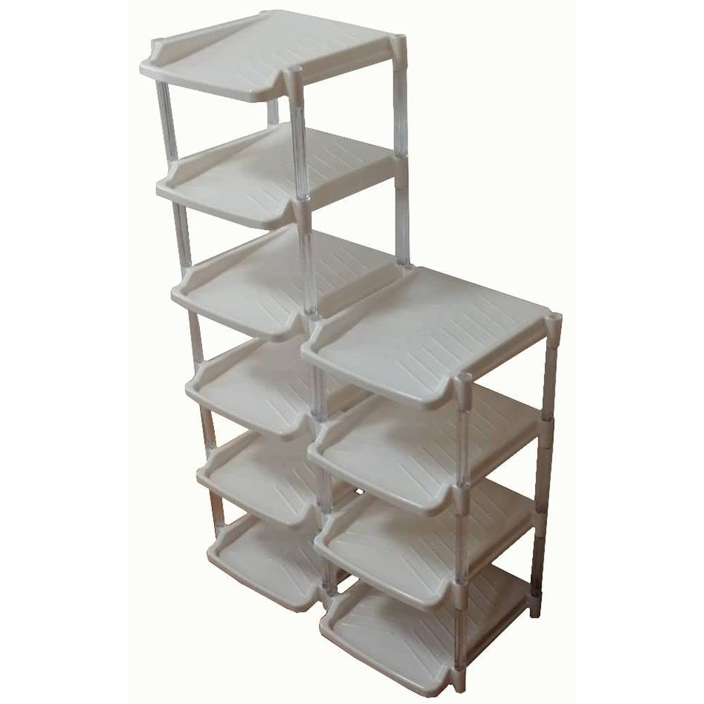 【人気商品】Kougyou) たっぷり収納 平和工業(Heiwa シューズラック10段 ホワイト