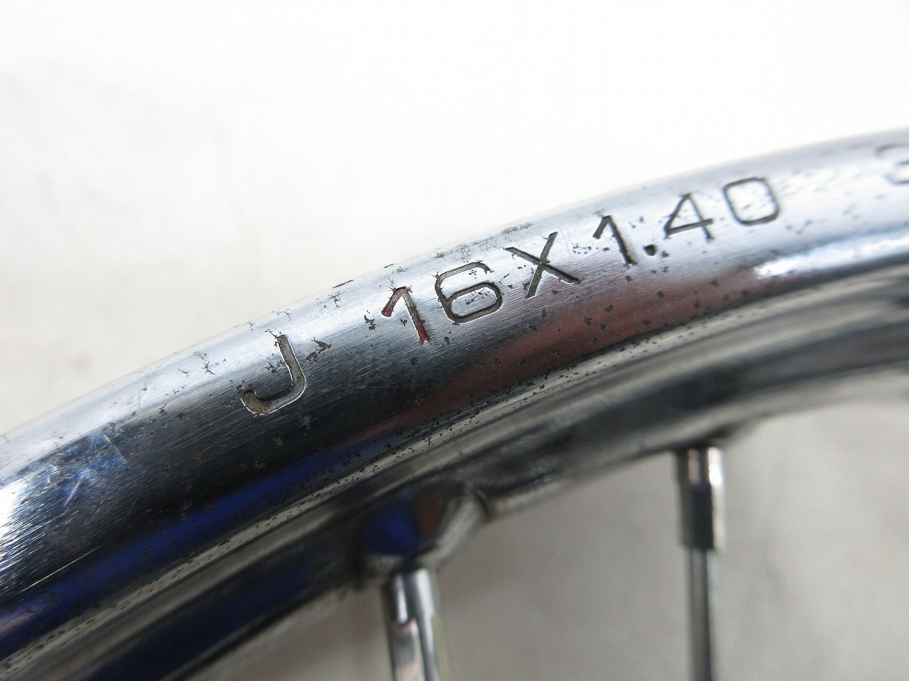 XL50S フロントホイール 1.40×16 バイク部品 0709H34M-2 BRIGHTFACE_UK