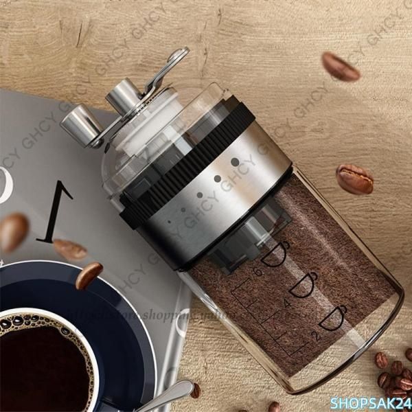 透明コーヒー粉倉