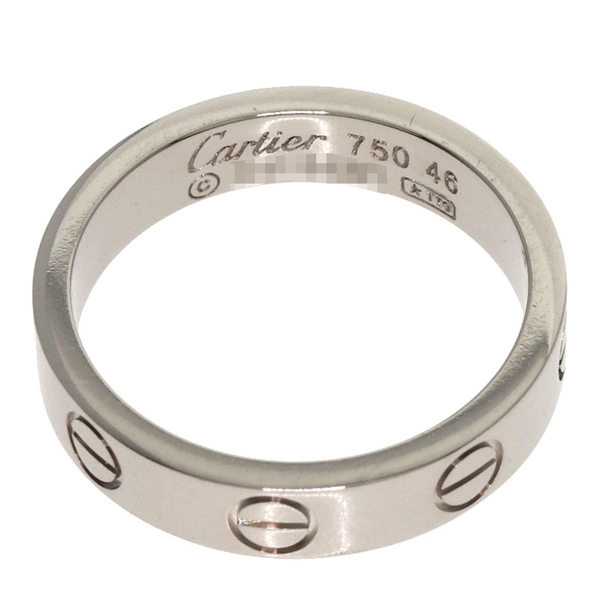 CARTIER カルティエ ミニラブリング #46 リング・指輪 K18WG CARTIER カルティエ ミニラブリング #46 リング・指輪 K18WG