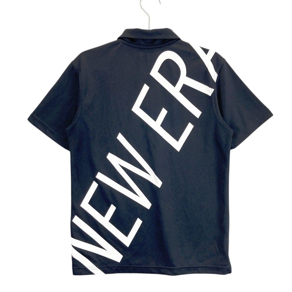 サイズ：S NEW ERA ニューエラ  半袖ポロシャツ  ブラック系 [240101466069] ゴルフウェア メンズ ストスト NEW ERA ニューエラ 半袖ポロシャツ ブラック系 S ゴルフウェア