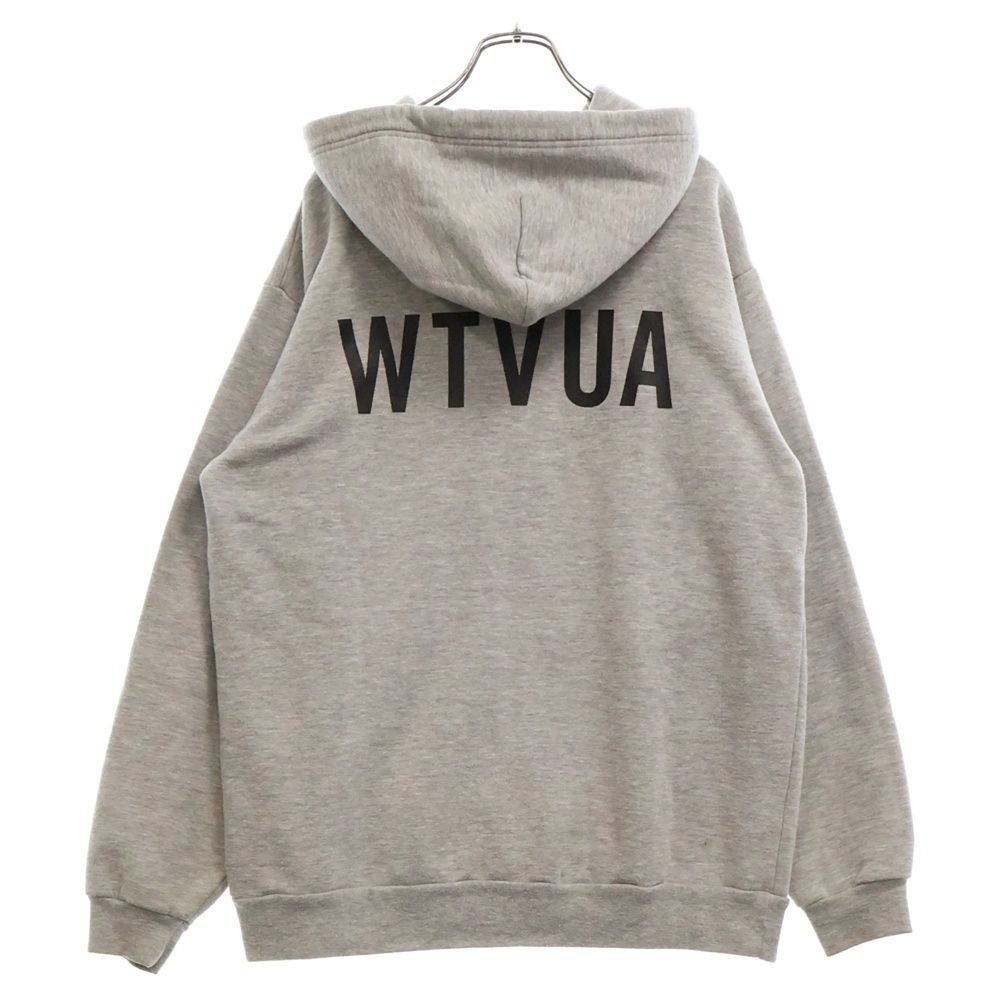 WTAPS 17ss ダブルタップスハーフジップパーカー ロゴ S WTAPS ダブルタップス 17AW 172ATDT-CSM14 HELLWEEK ZIP UP スウェット ジップ パーカー ブラック系 S中古