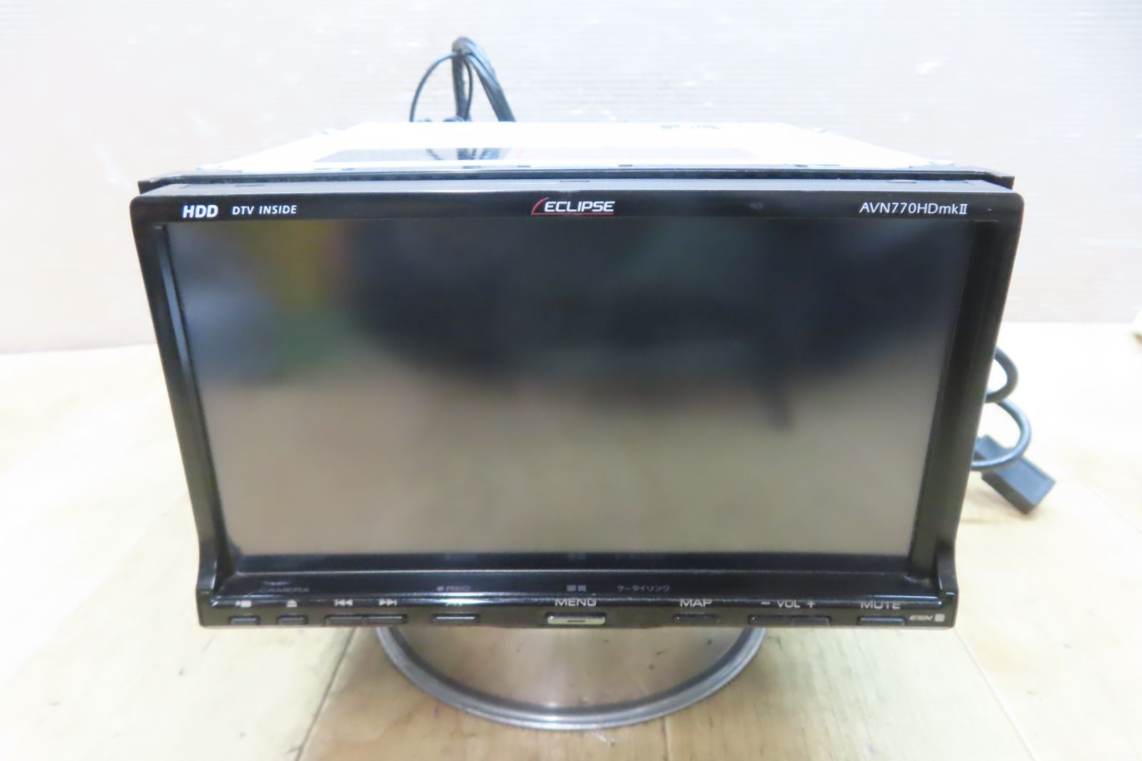 動作保証付☆F2861/イクリプス AVN770HDmkⅡ HDDナビ 地図2016年