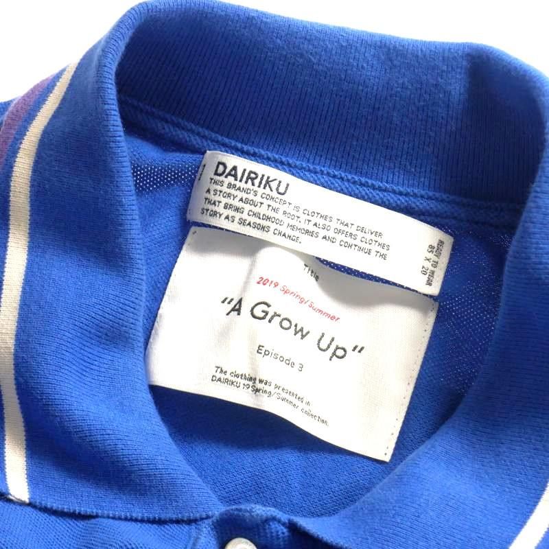 ダイリク DAIRIKU 19SS Night life Polo Shirt ポロシャツ