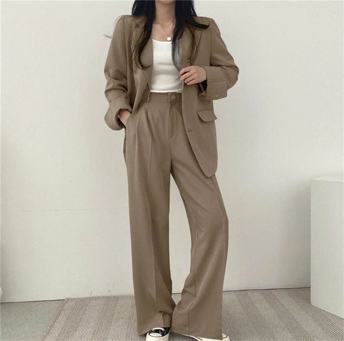 パンツスーツ レディース セットアップ スーツ 上下セット