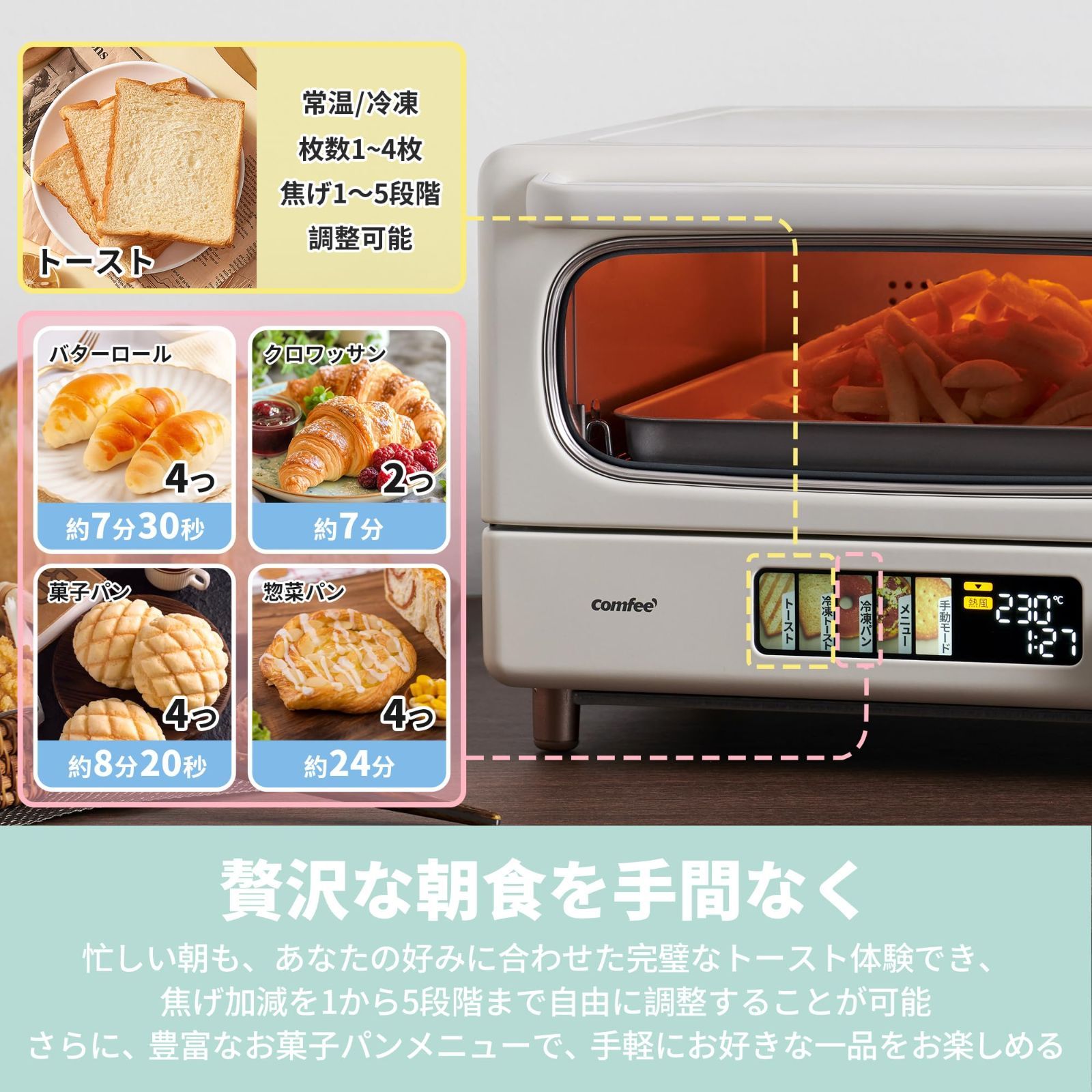 4枚焼き スクリーン付き