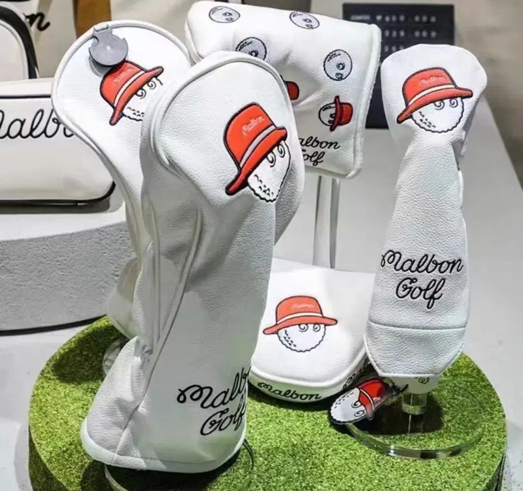 【シーズン新製品3点セット】かわいいMalbon Golfマルボンゴルフカバー シーズン新製品3点セット】ひまわりMalbon Golfマルボンゴルフカバー
