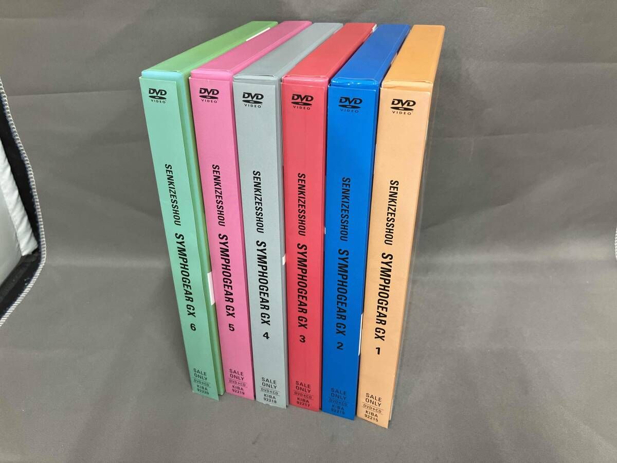 DVD 全6巻セット 戦姫絶唱シンフォギアGX 1~6 初回生産 版