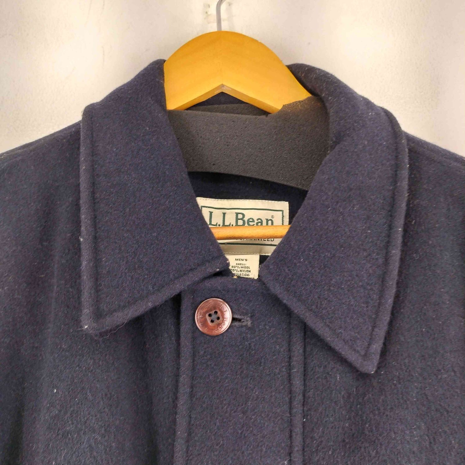 エルエルビーン L.L.Bean 裏地キルティング ウールハーフコート