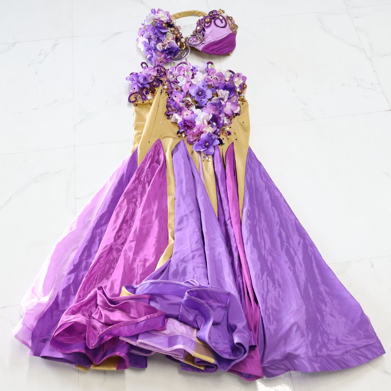 ベリーダンス オリエンタル衣装 シルバー セットアップ オーダーメイド ベリーダンス オリエンタル衣装 シルバー セットアップ オーダーメイド