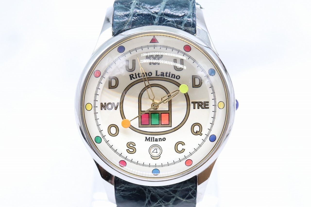 【電池交換済】Ritomo Latino リトモラティーノ 腕時計 ドーム型 Ritmo Latino - 電池交換込み☆ リトモラティーノ イタリア製