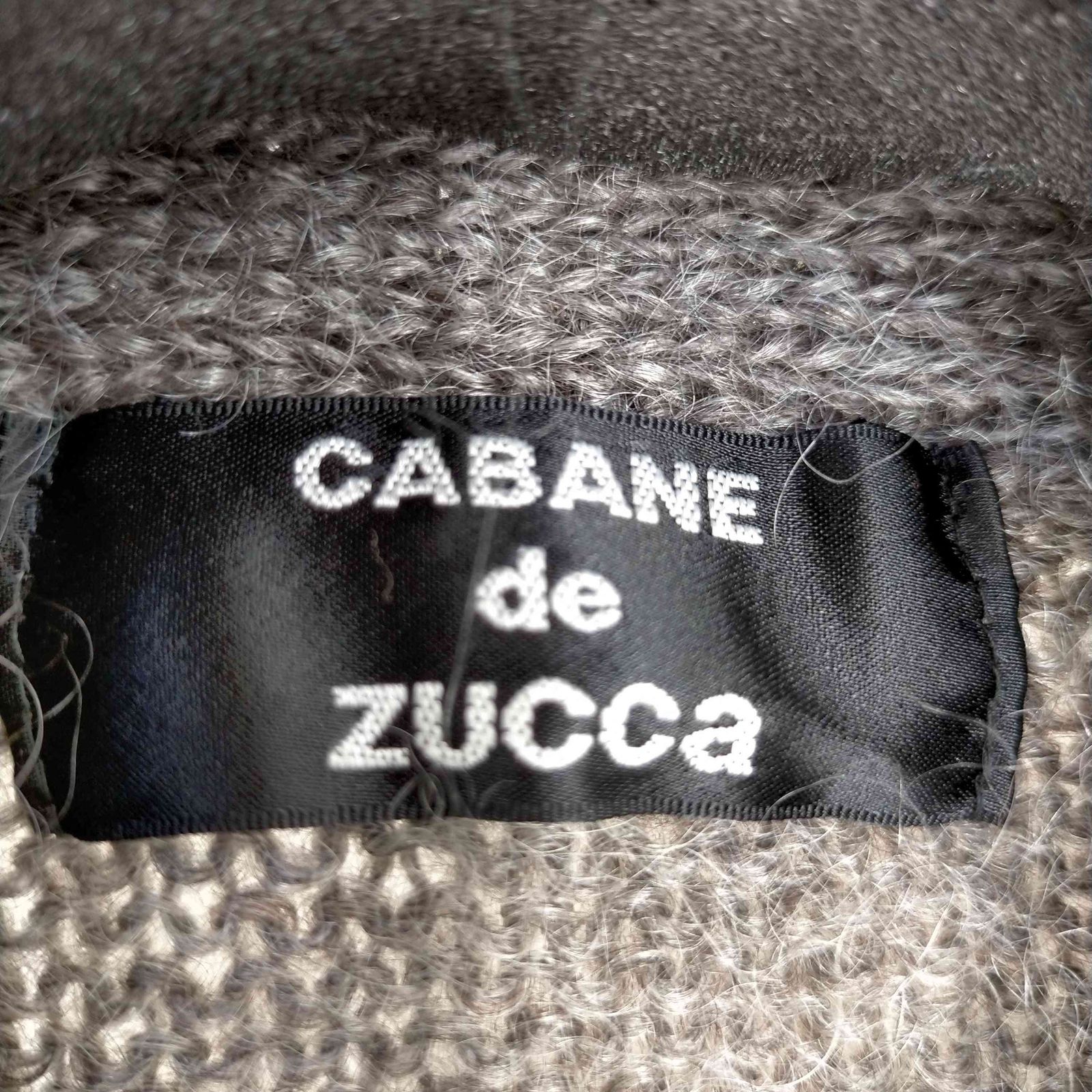 カバンドズッカ CABANE de ZUCCa モヘヤ アルパカ混 シャギー 