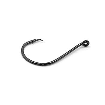 (6) - Gamakatsu Circle Offset Point Octopus Hook-Pack Of 25 (Black)