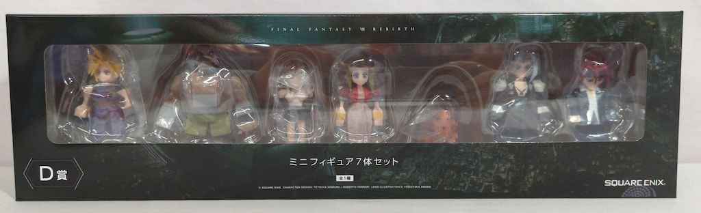 スクウェア エニックス FINAL FANTASY VII REBIRTH 発売記念くじ D賞 ミニフィギュア7体セット