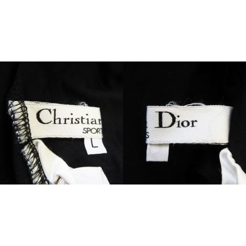 ✨新品✨Lサイズ　クリスチャンディオール ゴルフウェアー　ロゴ 刺繍 白　黄色 Dior HOMME 美品▽DIOR ディオール オム 24SS 413J434A0879 47