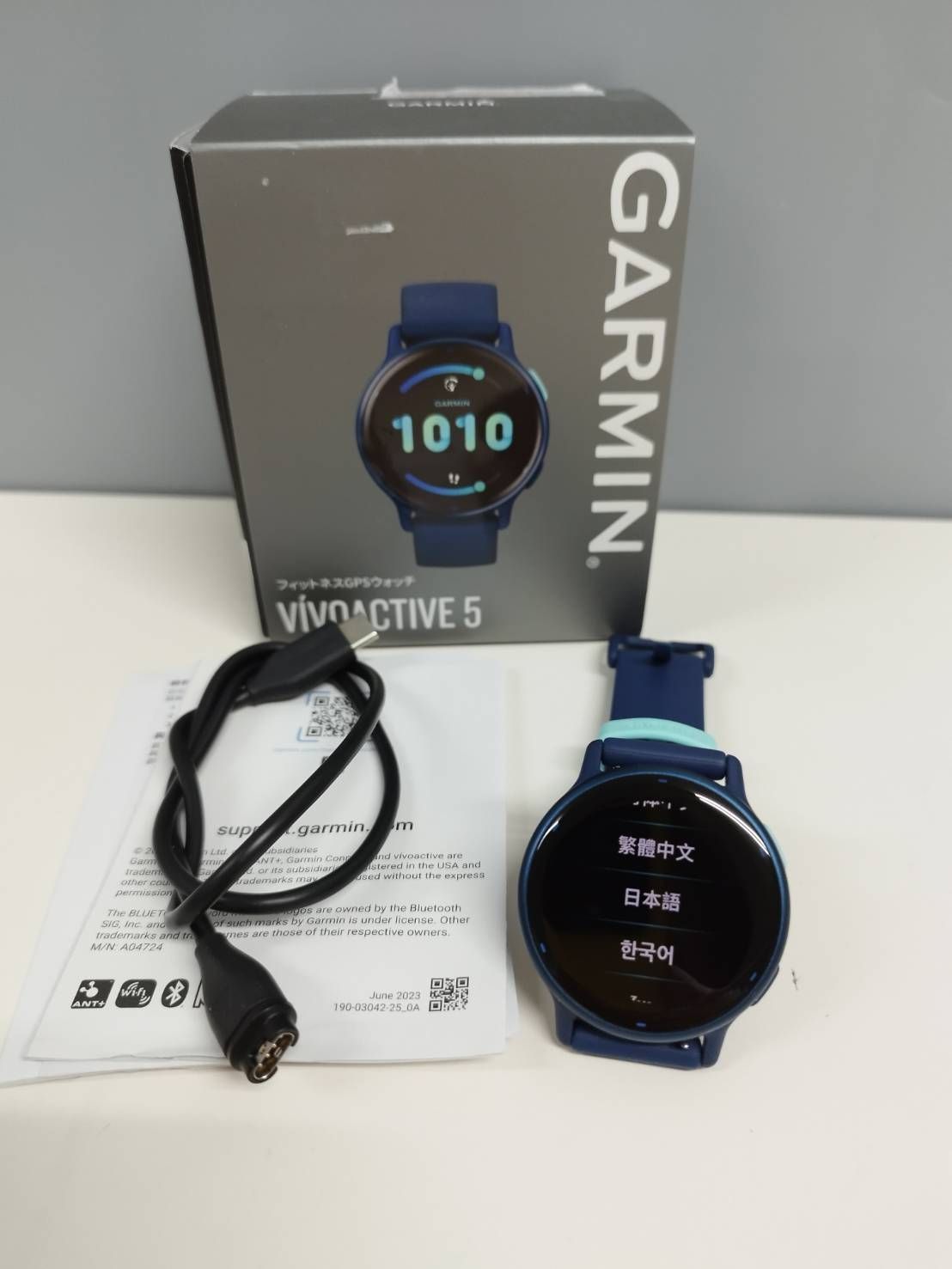 GARMIN VIVOACTIVE 5 A04724 フィットネスGPSウォッチ ブルー