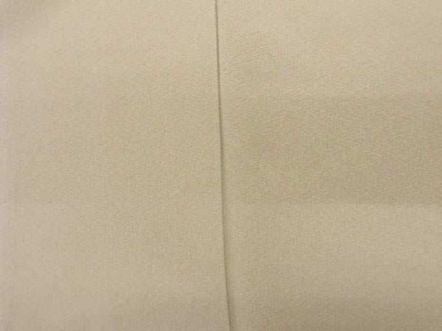 京松】リサイクル着物 色無地 一つ紋 正絹 身丈約166.5cm 裄丈