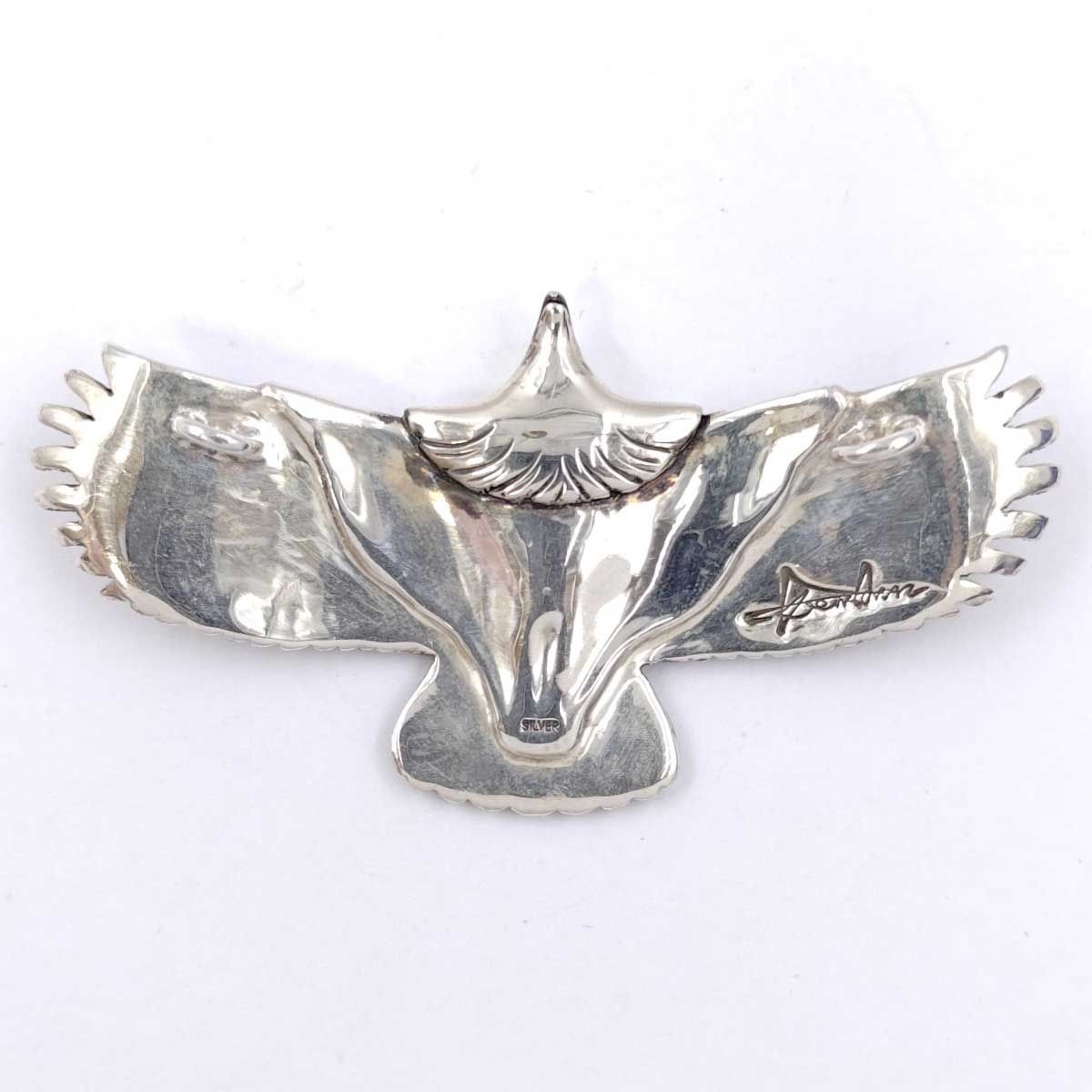 KENSHIRO ケンシロウ 全銀 和彫り 大イーグル ペンダントトップ