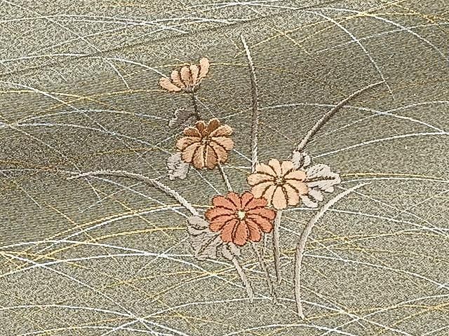 平和屋着物●訪問着　駒刺繍　鶴亀　松竹梅　金彩　鈴乃屋扱い　正絹　逸品　BAAW0886hj 平和屋着物○訪問着 駒刺繍 鏡裏洋花文 金彩 正絹 逸品 DAAZ7577udの