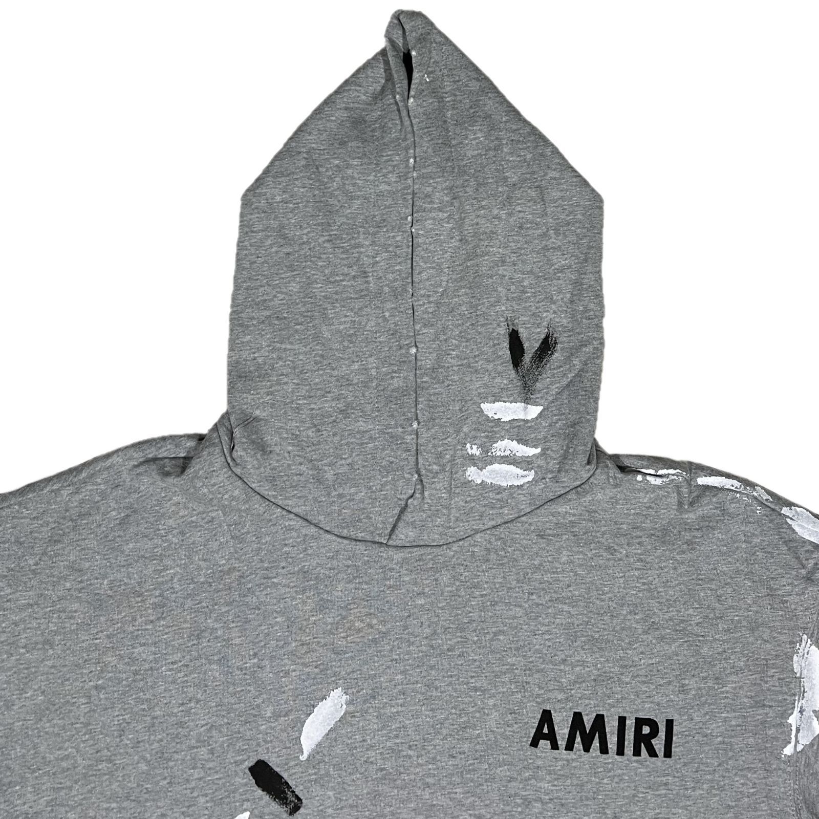 AMIRI アミリ ARMY PAINT プルオーバーパーカー - メルカリ