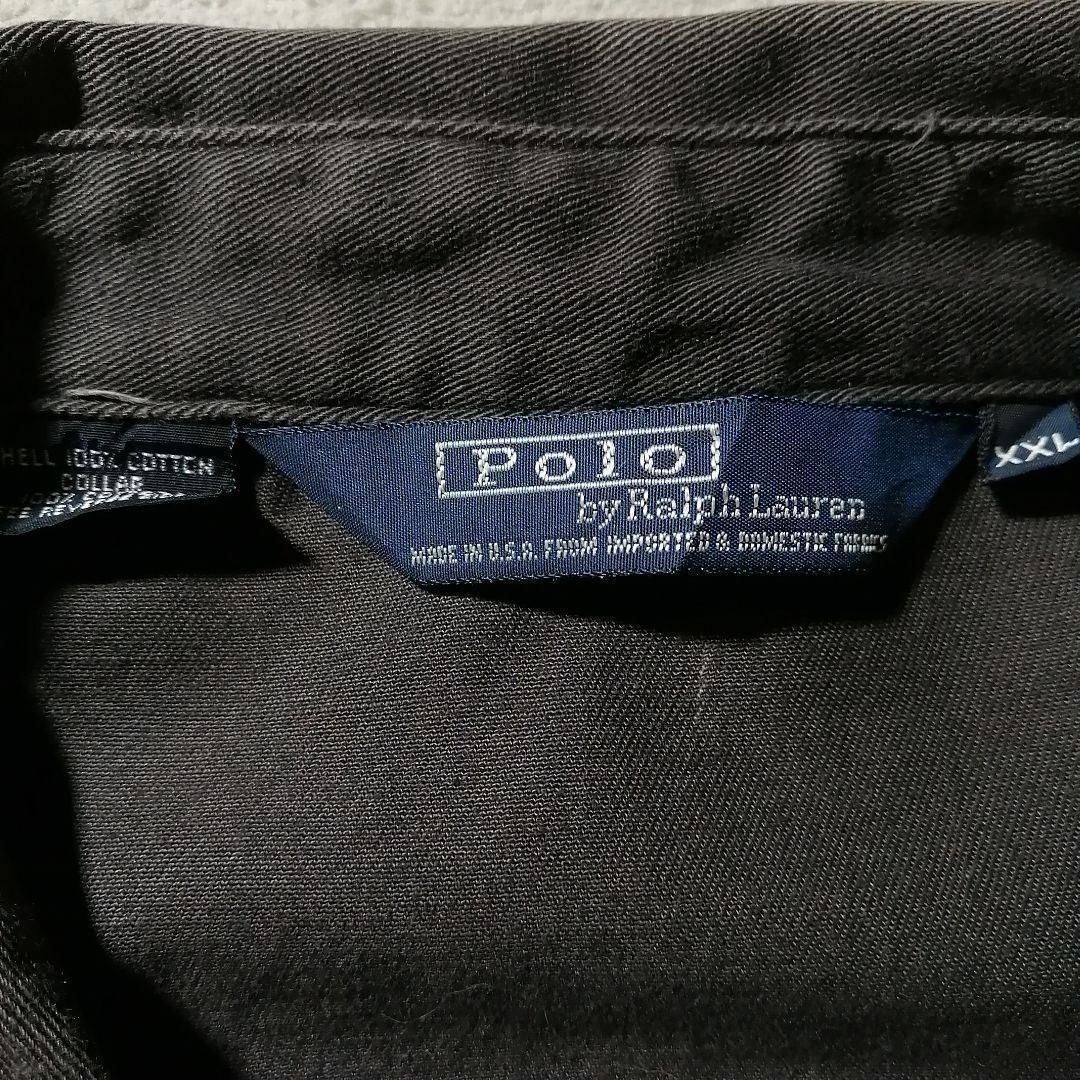 90s Ralph Lauren スイングトップ ドリズラージャケット ブラック 珍品 ラルフローレン 90s スウィングトップ ブラック 裏地付き