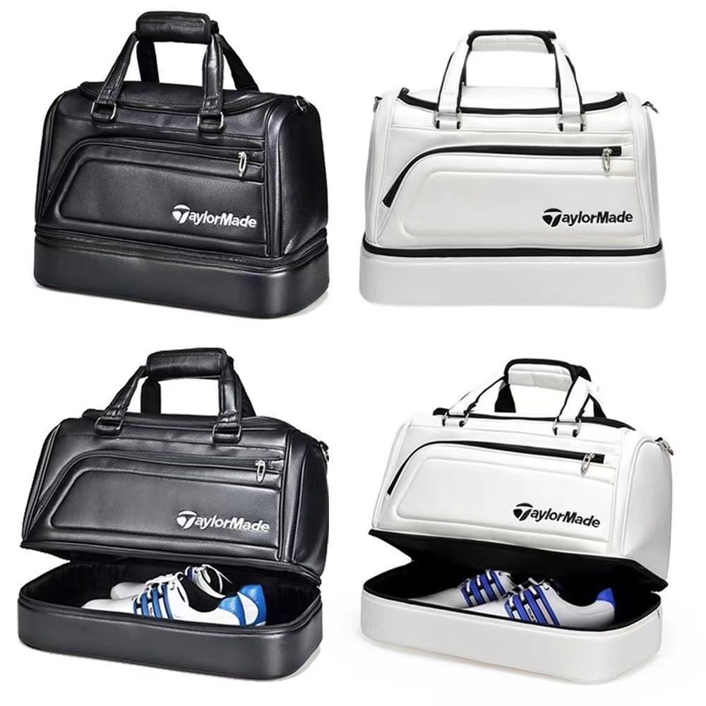 『新品』 TaylorMade ゴルフバッグ ホワイト ボストンバッグ TaylorMadeテーラーメイド新品 ゴルフ ボストンバッグゴルフ