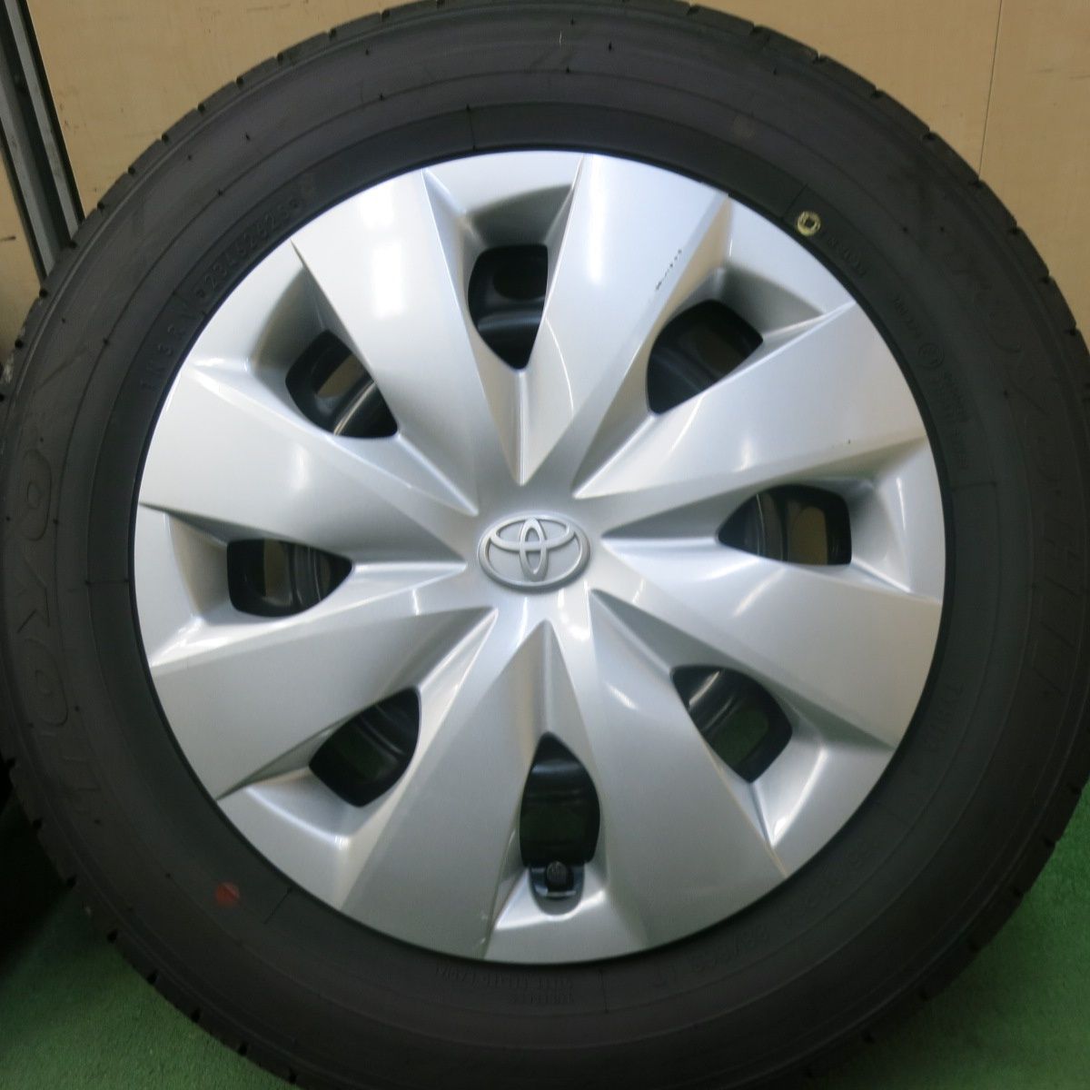 新車外し 25年 トヨタ プロボックス 純正 スチール 155 80R14 88 86S トーヨー H11 14インチ PCD100 4H 5100403SKノ FFCRYSTALESIA_COM