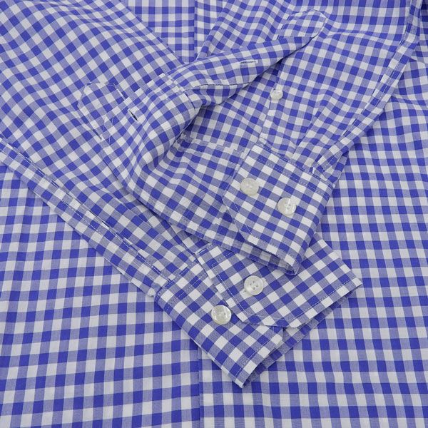 中古】 超美品 エトロ ETRO チェック柄 シャツ 長袖 size41
